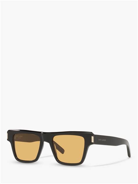 saint laurenttinted 49mm rectangle sunglasses|ysl sunglasses men.